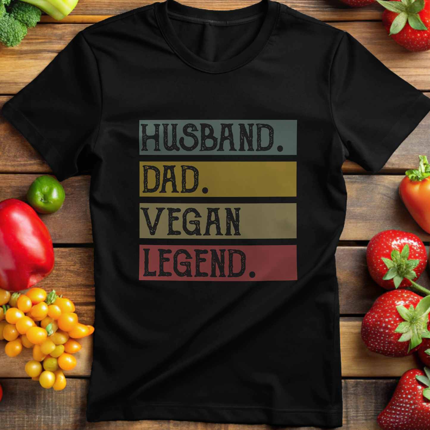 Husband Dad Vegan Legend