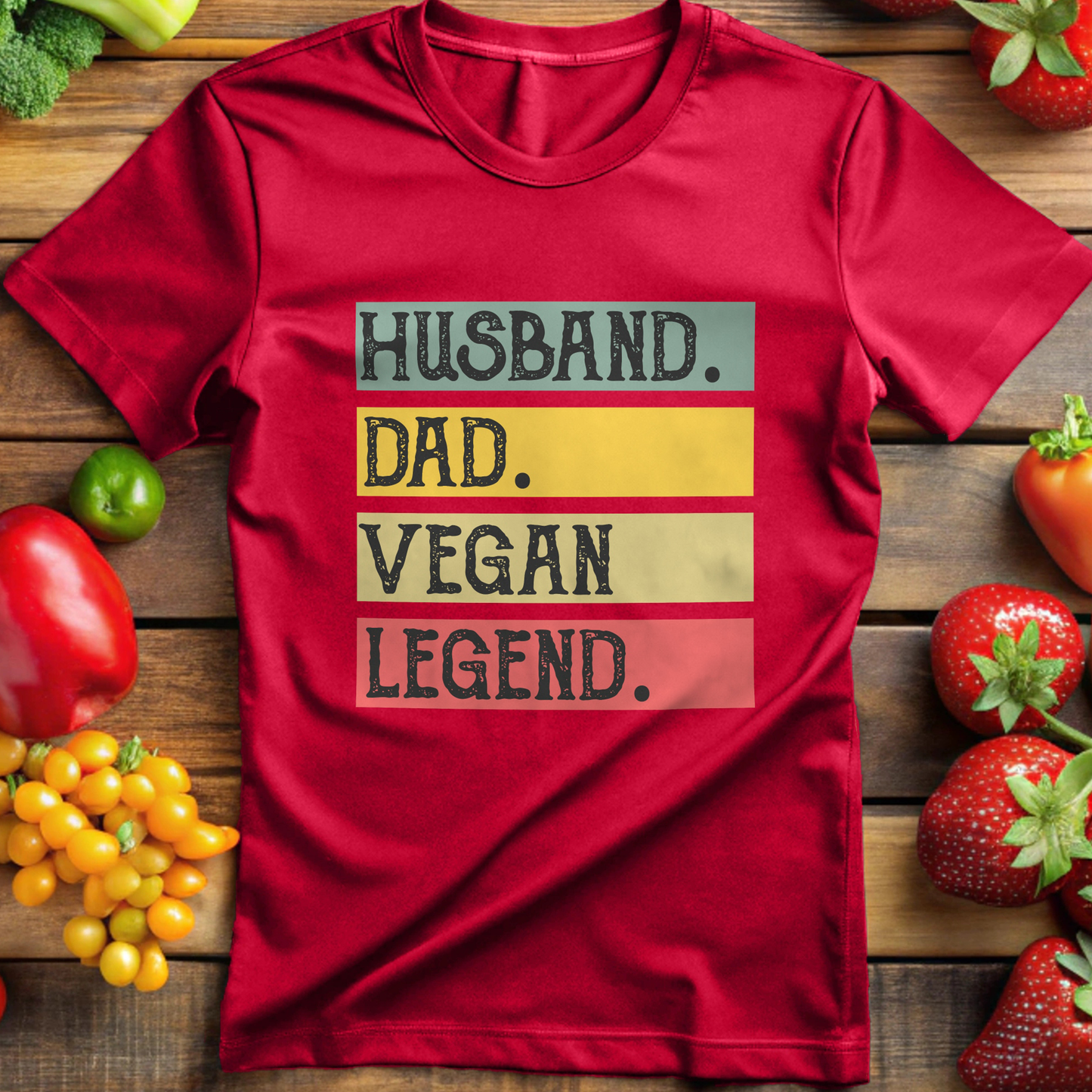 Husband Dad Vegan Legend