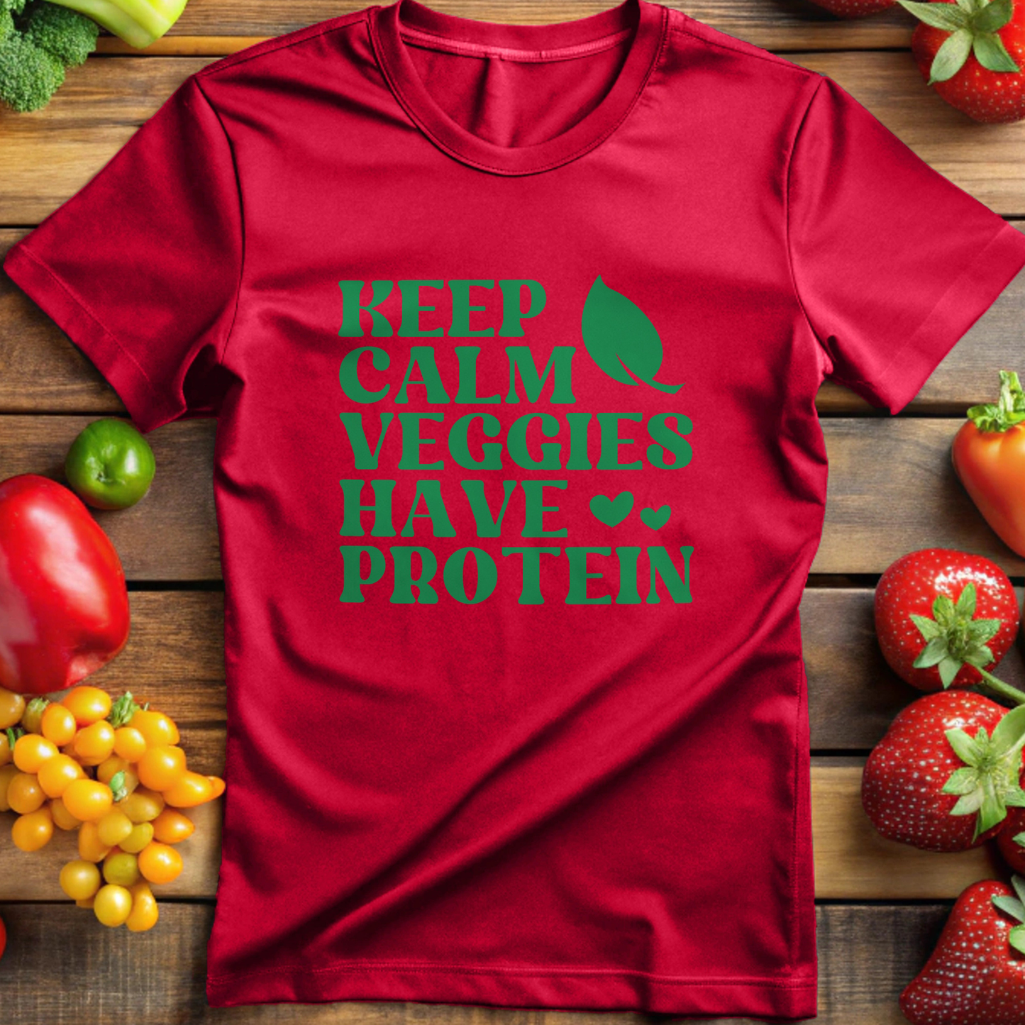 Keep Calm, Veggies Have Protein