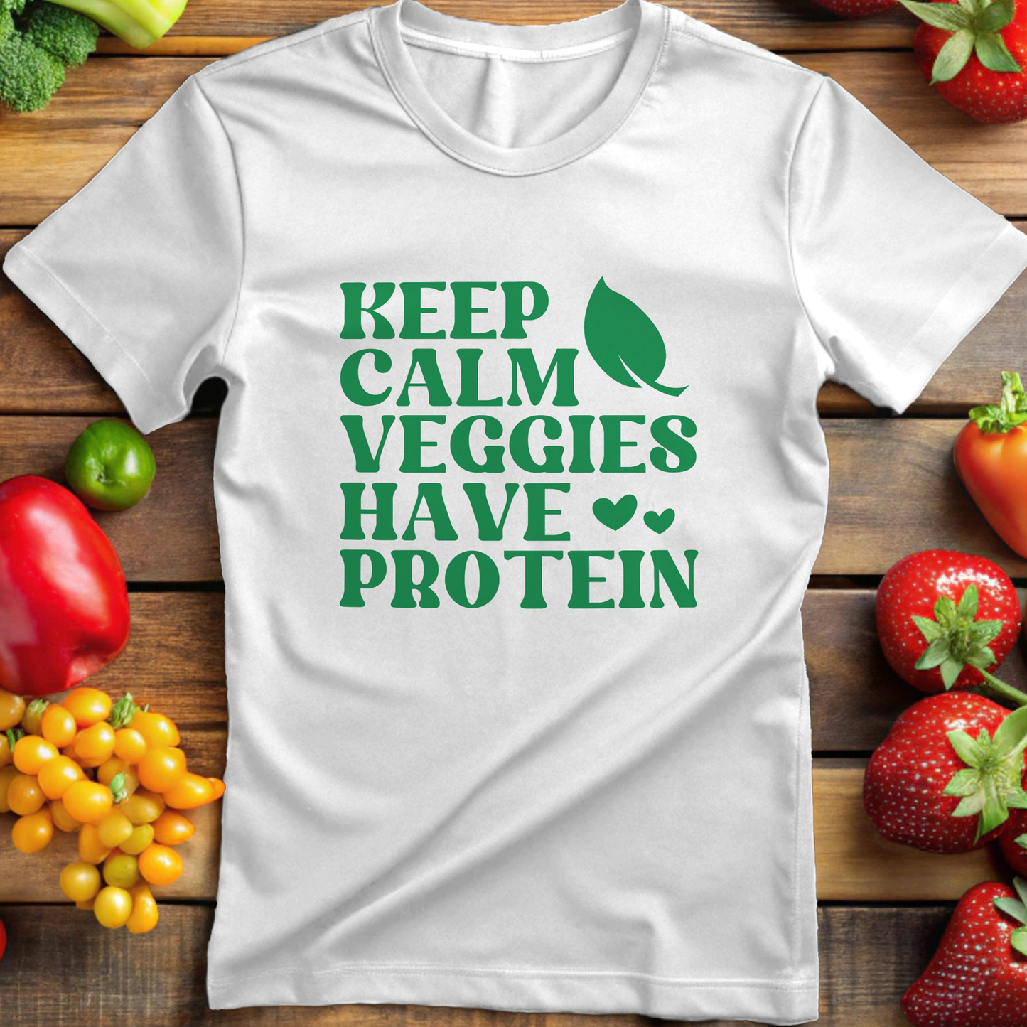 Keep Calm, Veggies Have Protein