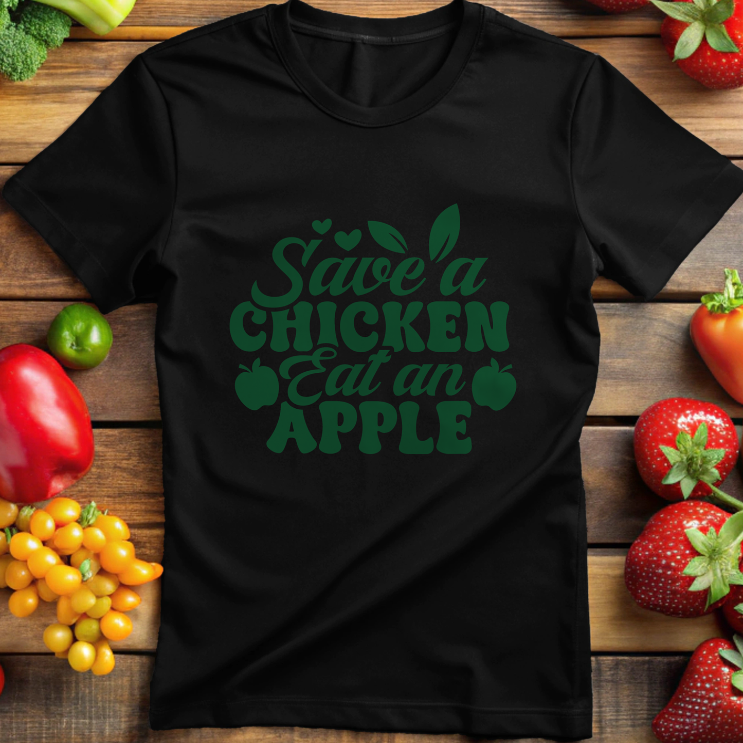 Save A Chicken, Eat An Apple