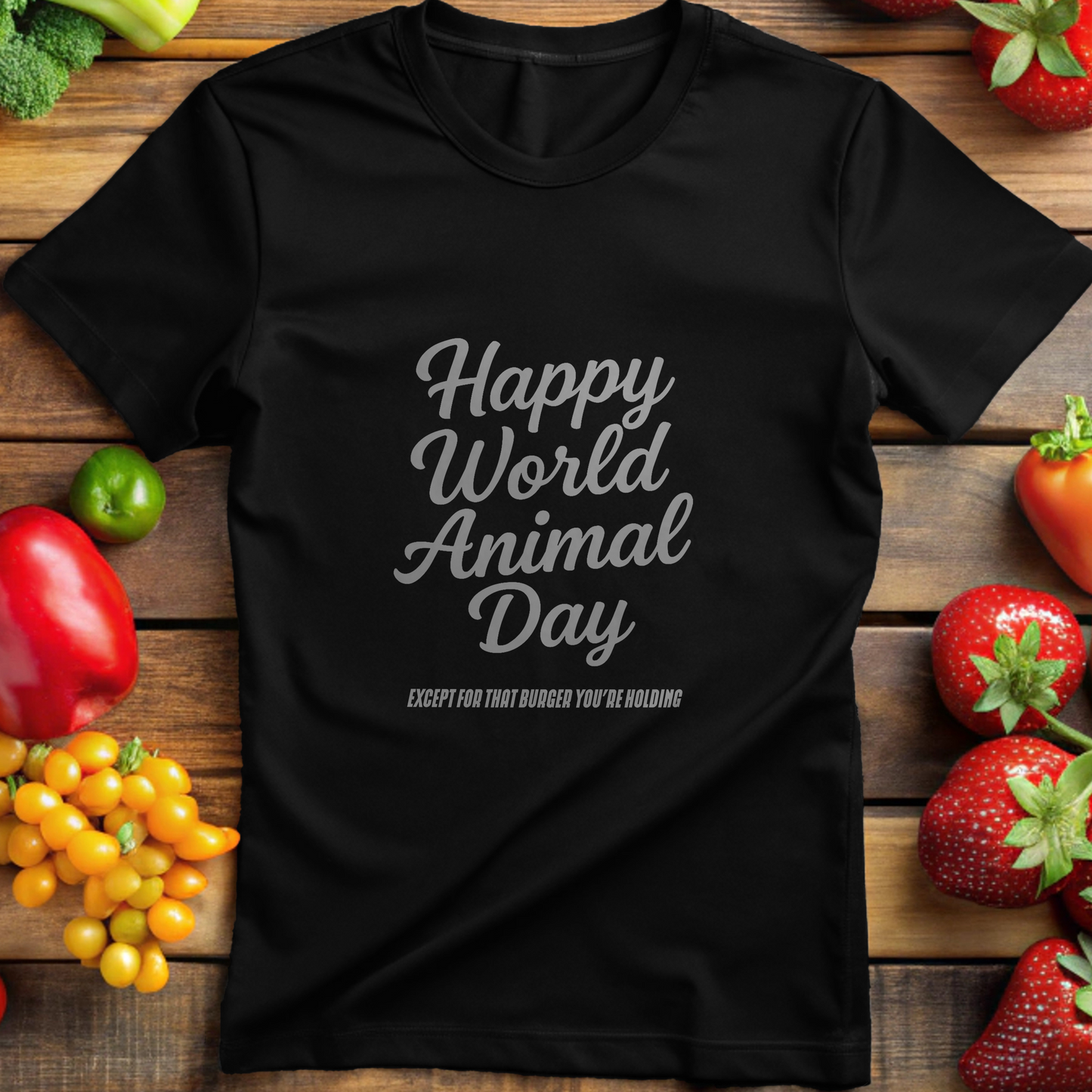 Happy World Animal Day, Except for that Burger You're Holding