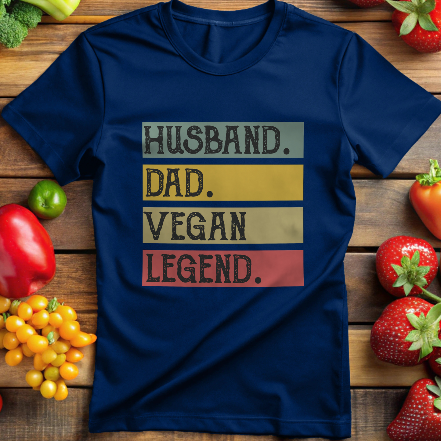 Husband Dad Vegan Legend