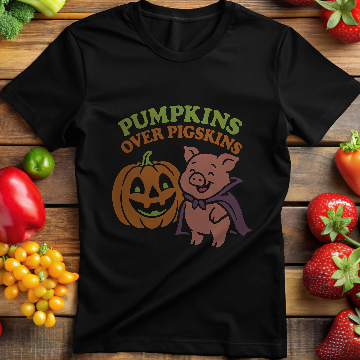 Pumpkins Over Pigskins