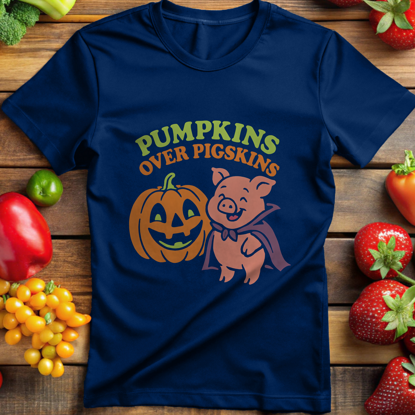 Pumpkins Over Pigskins