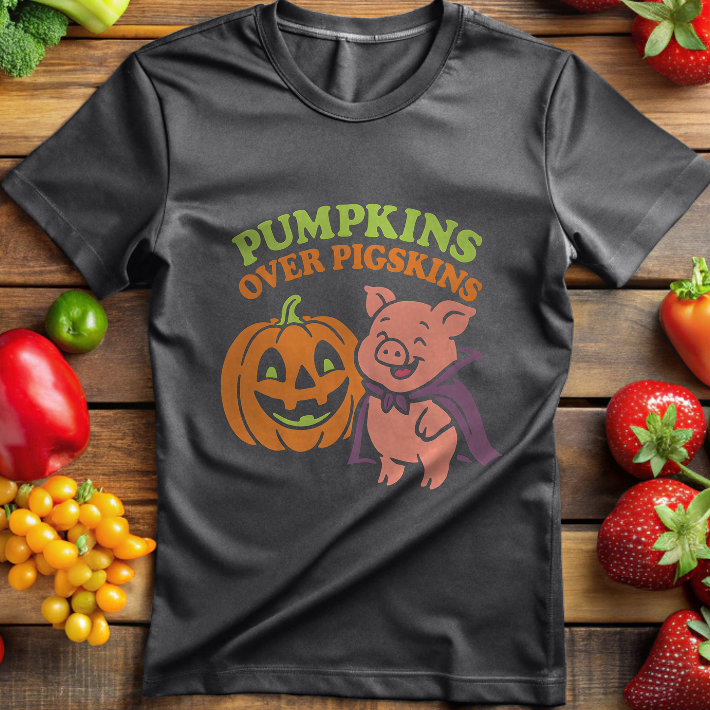 Pumpkins Over Pigskins