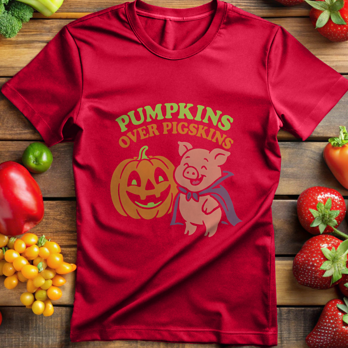 Pumpkins Over Pigskins